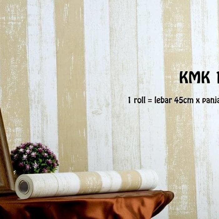 Wallpaper Dinding Kayu Coklat Muda