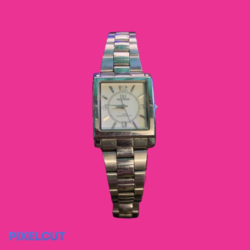 jam tangan mirage kotak 8226 BSP - L wanita (seqond)