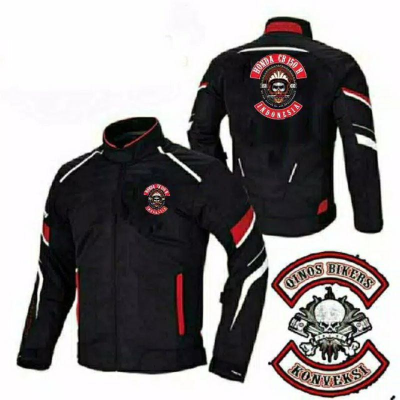 jaket touring jaket motor Honda CB 150 R jaket full protector 02
