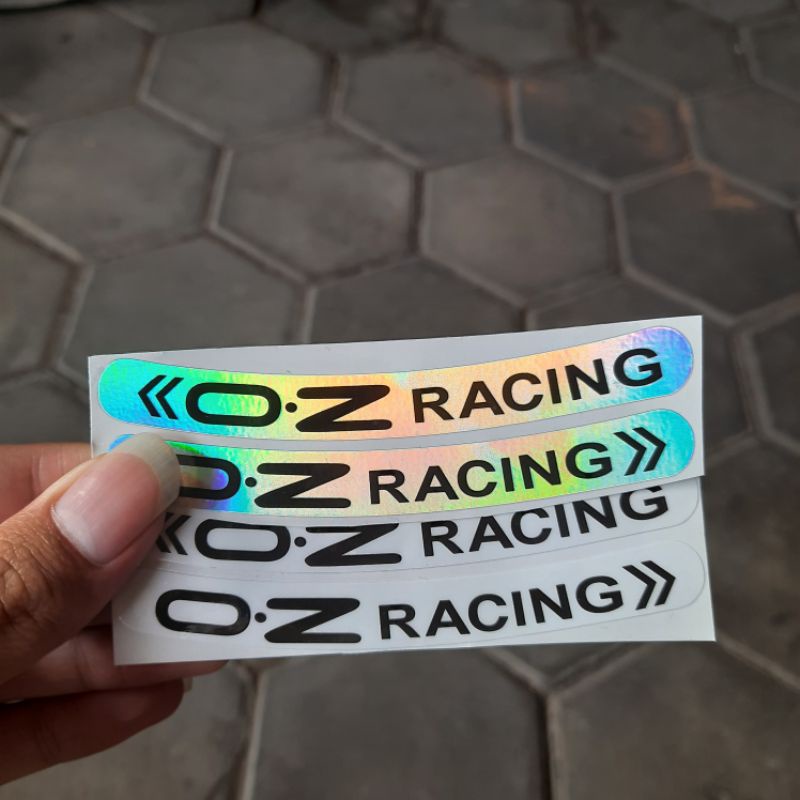 

Stiker Print Cut Velg OZ RACING Hologram Sticker Printcut pelg pelek Motor sepasang Termurah