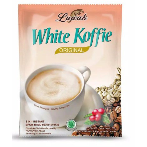 

Kopi Luwak White Koffie Original 10x20gr (Renceng)