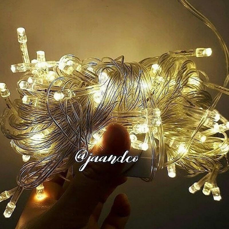 Jual LAMPU NATAL LED TUMBLR LIGHTS TWINKLE LIGHTS LED 10METER | Shopee ...