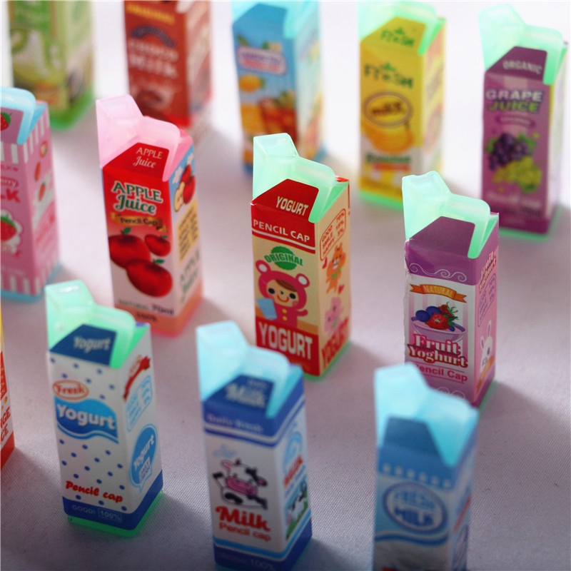 4pcs Miniatur Botol Jus Bahan ABS Untuk Rumah Boneka 1 / 12