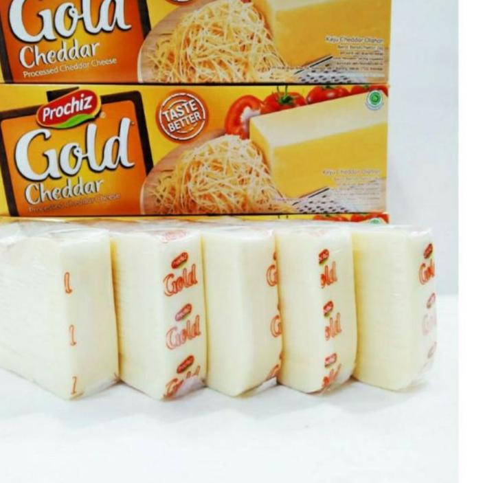 

Berkualitas keju prochiz gold 250gram keju prochiz 250gr | keju cheddar gold