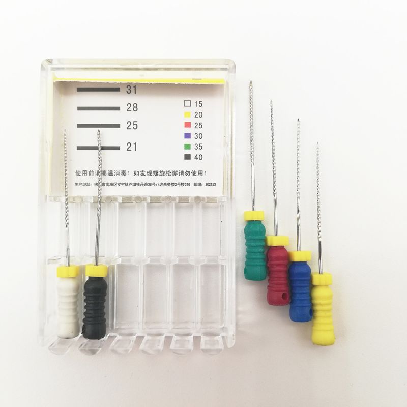 K File Dentsply Stainless Dental Kfile 15~40# 21mm Dan 25mm