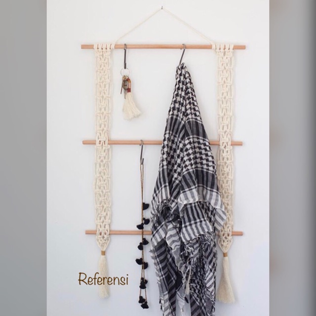 Produsen Macrame Hiasan Dinding Gantungan Akesoris Kamar Kunci Scarf Topi Dekorasi Kamar Anak Code D-04 59AljuA1mzxm