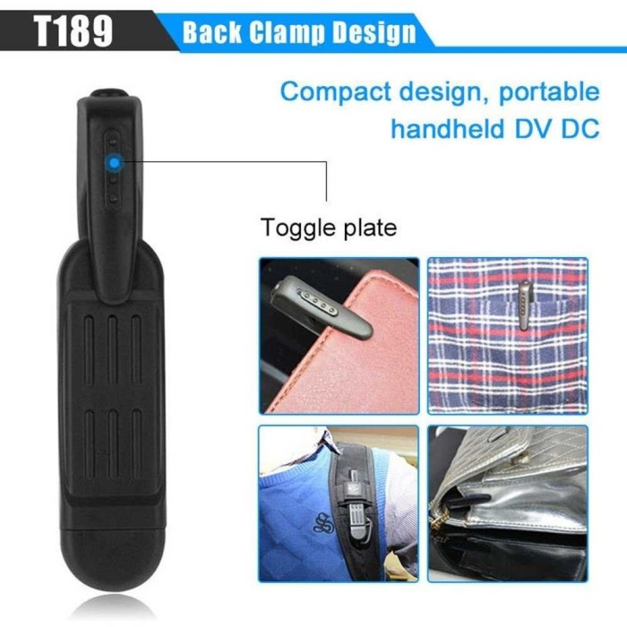

Hidden Cam Kamera Pengintai Spy Camera Bentuk Pulpen Clip T189