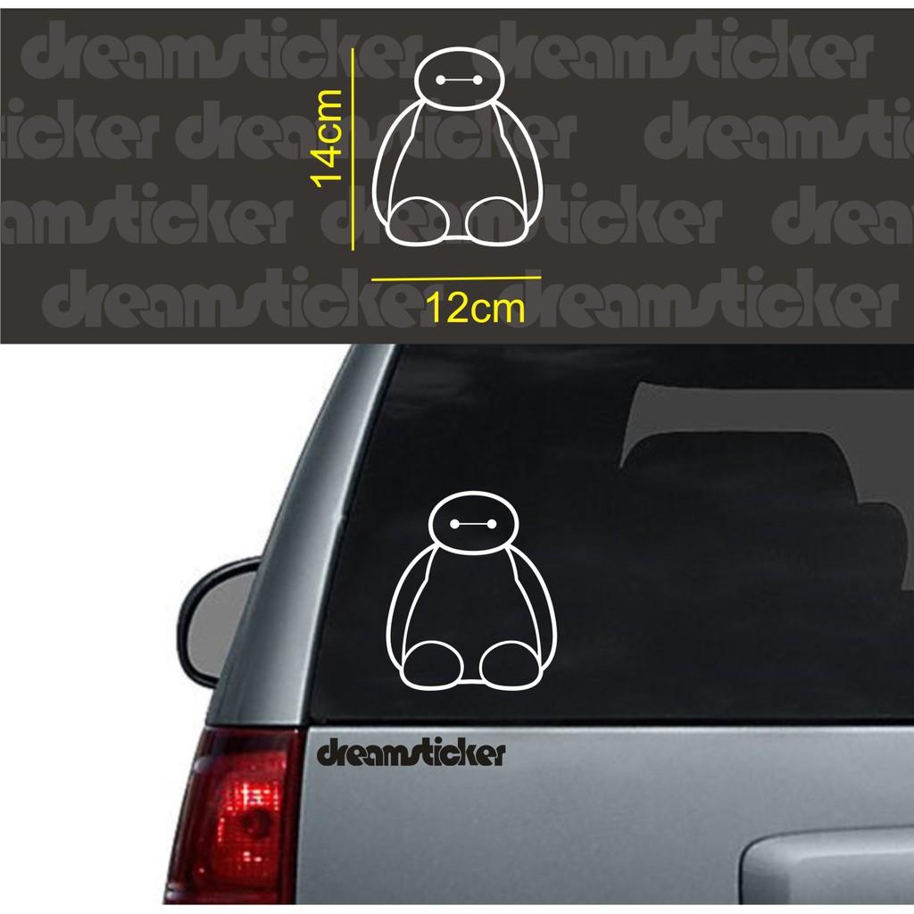 Sticker Baymax 01 Cutting Stiker Variasi Mobil Modifikasi Keren Unik Murah Lucu