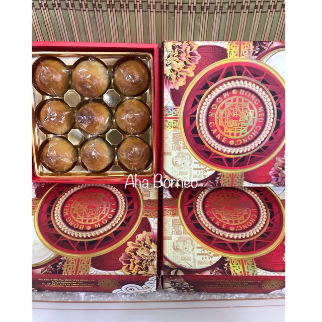 

Kue Bulan Tan Hwang Su Tausa Telur Asin 9pcs BMC Bong Meu Chong Singkawang Tan Huang Shu Sau Chong