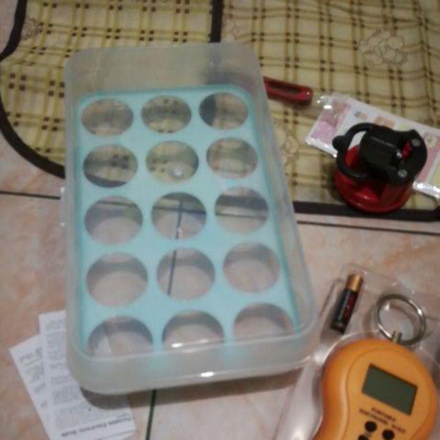 Tempat Box Telur 15 Lubang Sekat (kotak Dengan Sekat Khusus Telor)