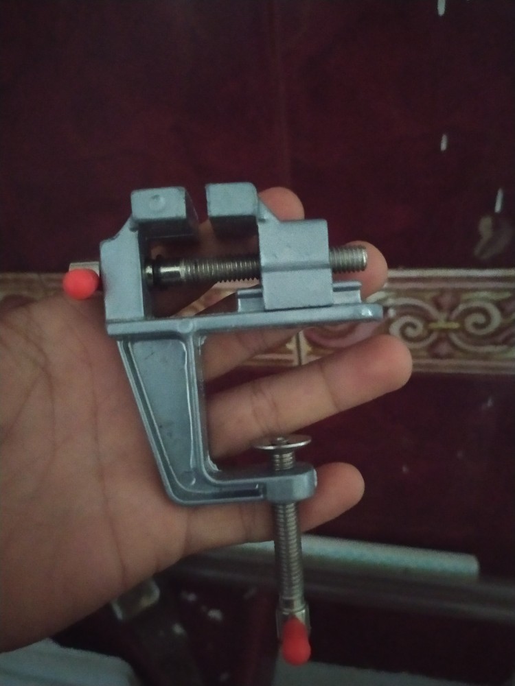 Mini Bench Vice Tool Clamp Meja Catok Kerajinan Seni Perhiasan Table