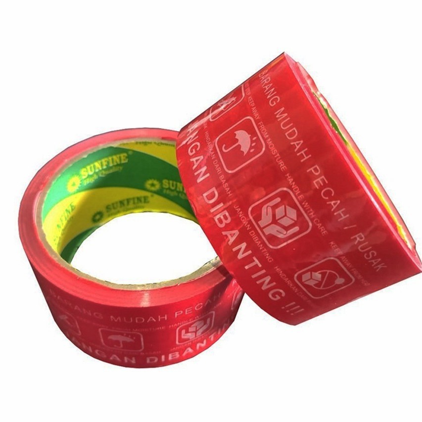 

LAKBAN FRAGILE JANGAN DIBANTING MURAH 2 inch - 50 YARD