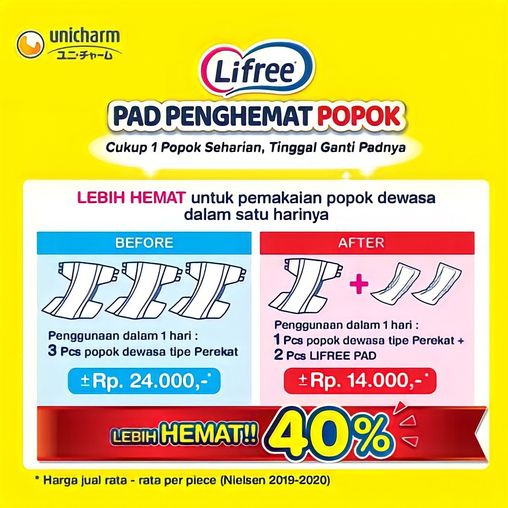 Lifree Pad Penghemat Popok