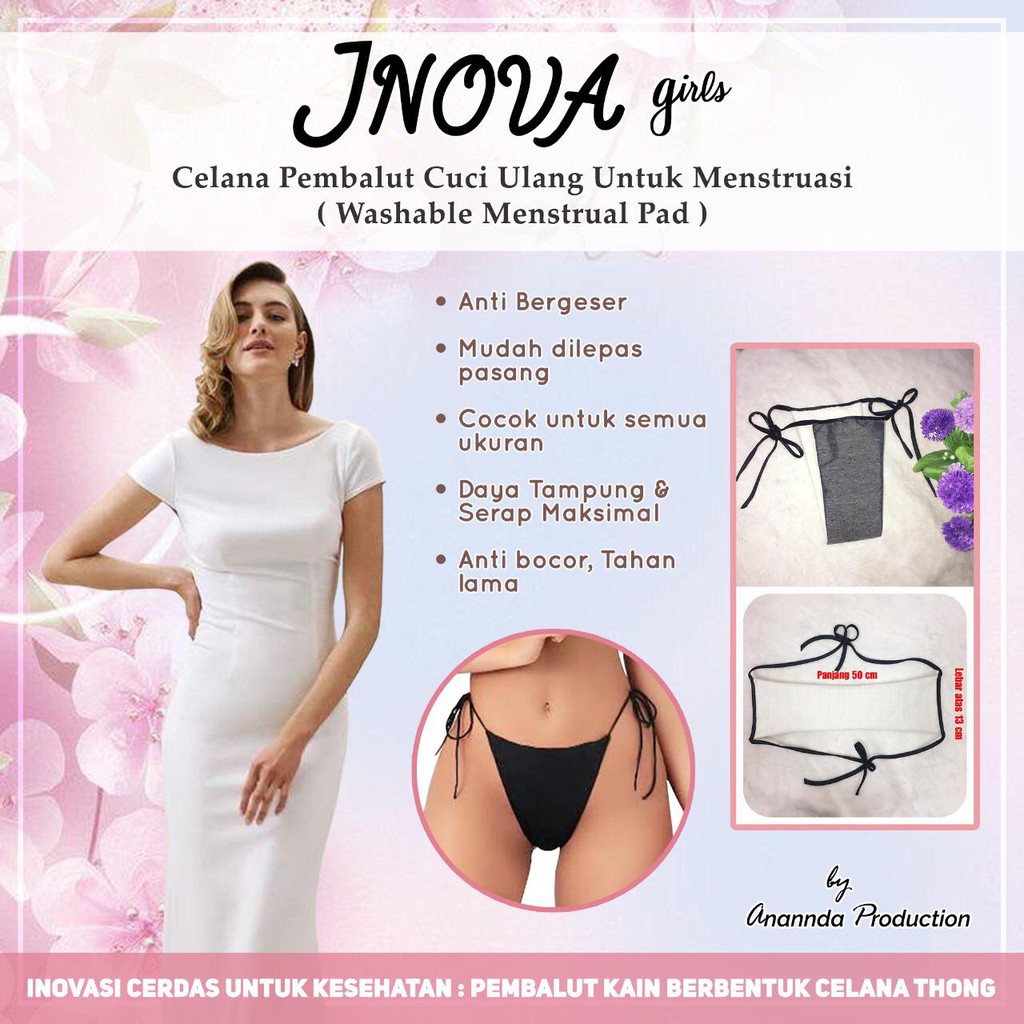 Terlaris Underwear Celana Pembalut Kain Menstruasi