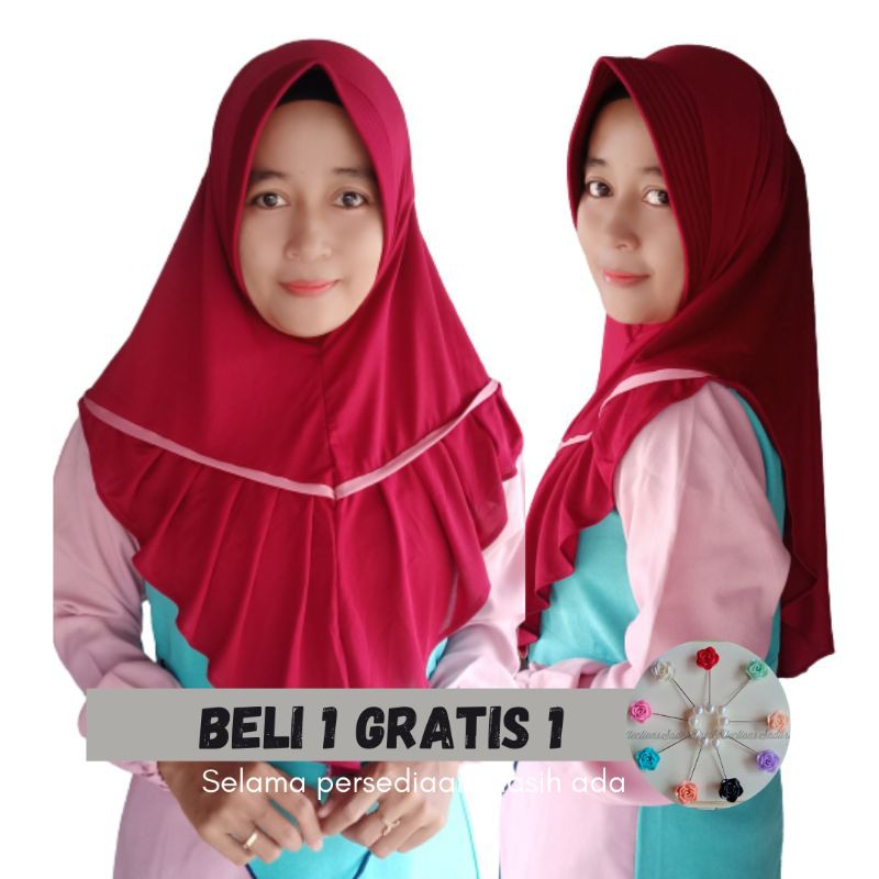 JILBAB LIST V / JILBAB HARIAN / JILBAB MURAH / GROSIR JILBAB / KONVEKSI JILBAB / JILBAB JERSEY