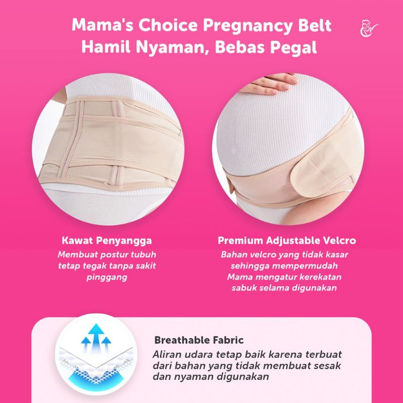 Mama's Choice Pregnancy Belt | Korset Hamil | Sabuk Penyangga Kehamilan