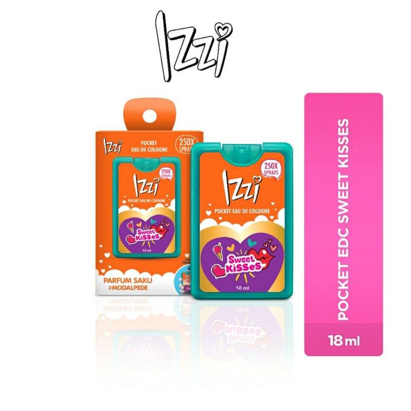 Izzi Poket Eau De Cologne Sweet Kisses 18Ml