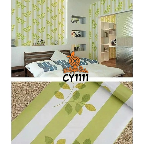 Wallpaper Dinding Stiker 45Cmx10M Wallpaper Stiker Dinding Rumah Wallpaper Dinding 3D Motif Bunga Wallstiker Kamar Tidur Ruang Tamu-CY1111