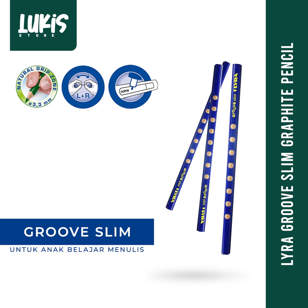 

Pensil LYRA Groove Slim HB