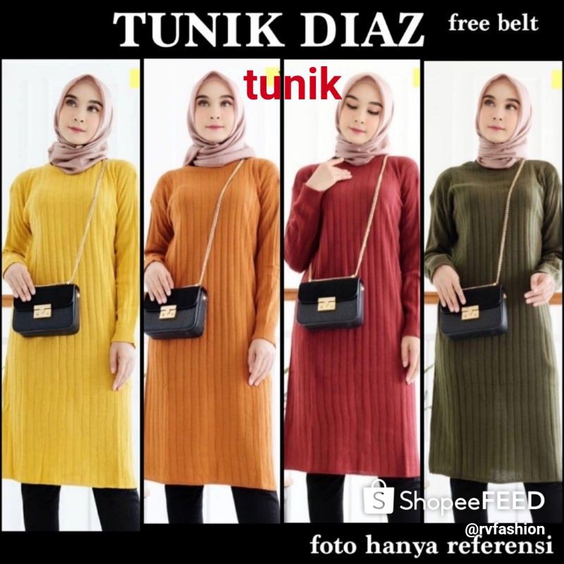 PROMO!! TUNIK PREMIUM/BAJU WANITA/RAJUT OUTERWEAR