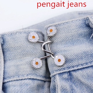 Kancing celana pengecil pinggang jeans longgar kebesaran model kait cantolan cetet button  lepas pasang bahan logamsnap jepret pengait