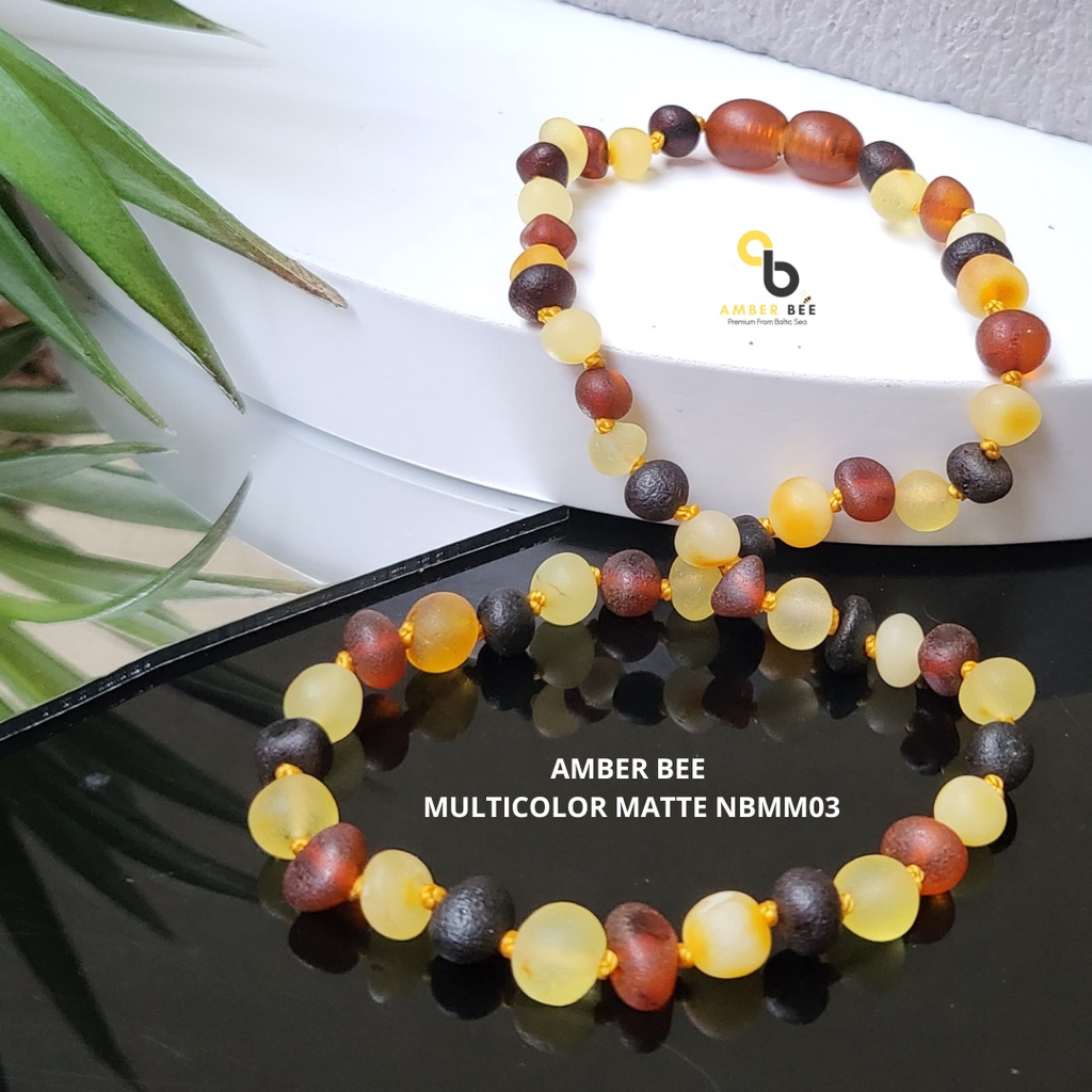 TERMURAH Kalung Amber Baltic Bayi &amp; Anak FREE Gelang by AMBER BEE