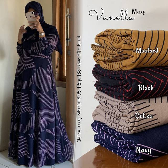Vanella Maxy (bahan Jersey Roberta)