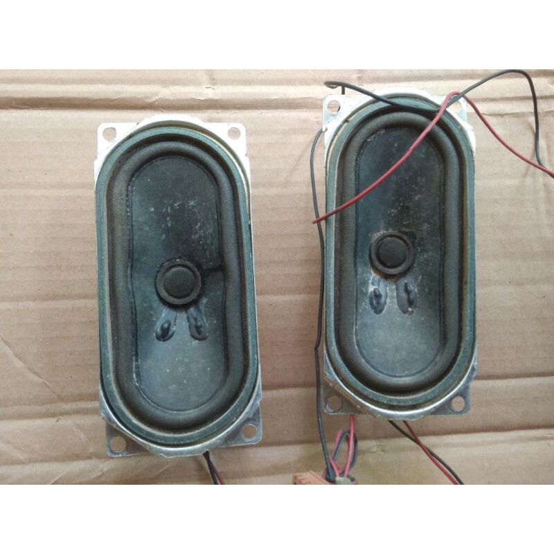 1 SET SPEAKER TV TABUNG CRT LG 21 INCH SLIM ORIGINAL