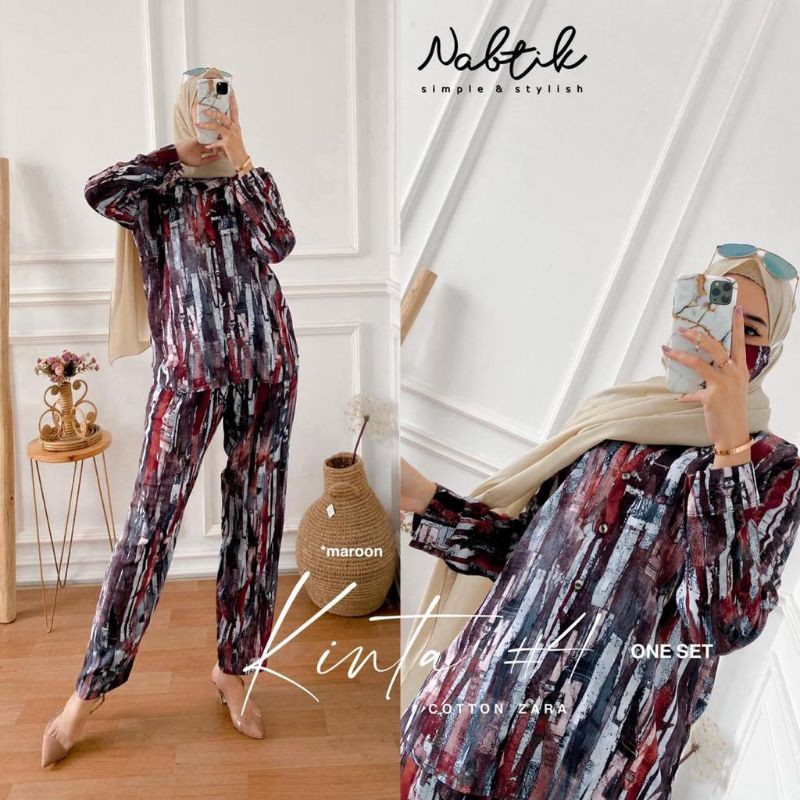 setelan wanita terbaru original by nabtik Kinta set #4