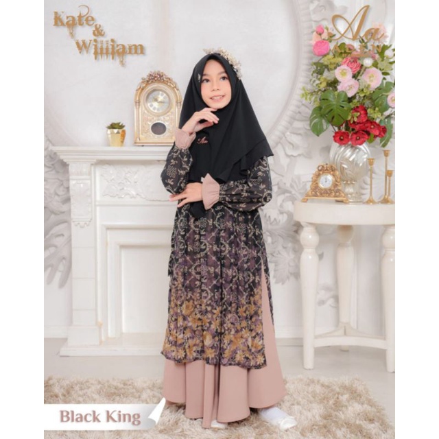 SARIMBIT KATE WILLIAM//ORIGINAL ADEN HIJAB//GAMIS KIDS ADEN HIJAB