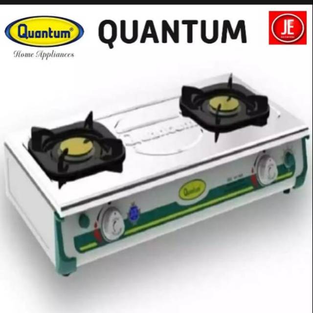 Kompor quantum 2 tungku type atas meja QGC-211SES
