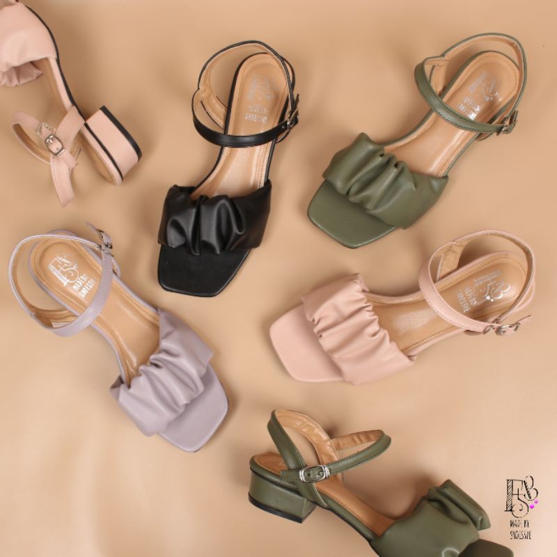 Fsb - MESA Sendal Heels Pendek Tali