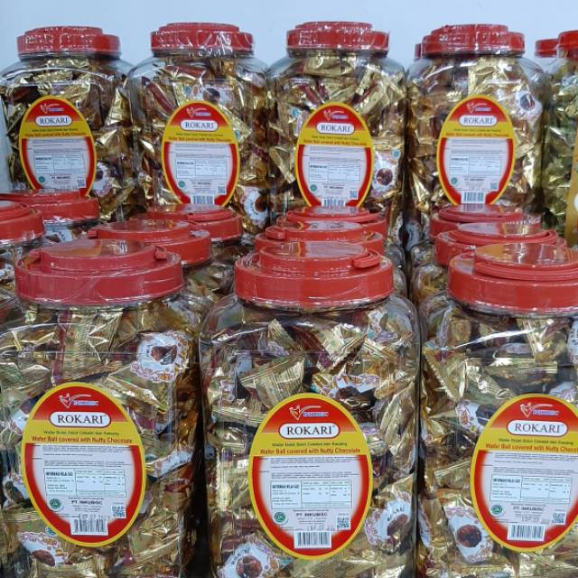 

Rokari wafer coklat kacang