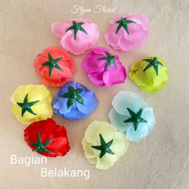 Kuntum Bunga Mawar Rose FL (Satuan) Bunga Artificial / Bunga Plastik / Bunga Dekorasi / Pernikahan-2