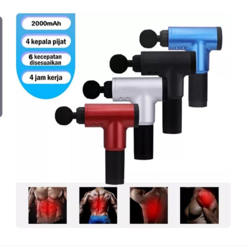 Alat pijat getar elektrik deep tissue massage gun best seller di Amerika