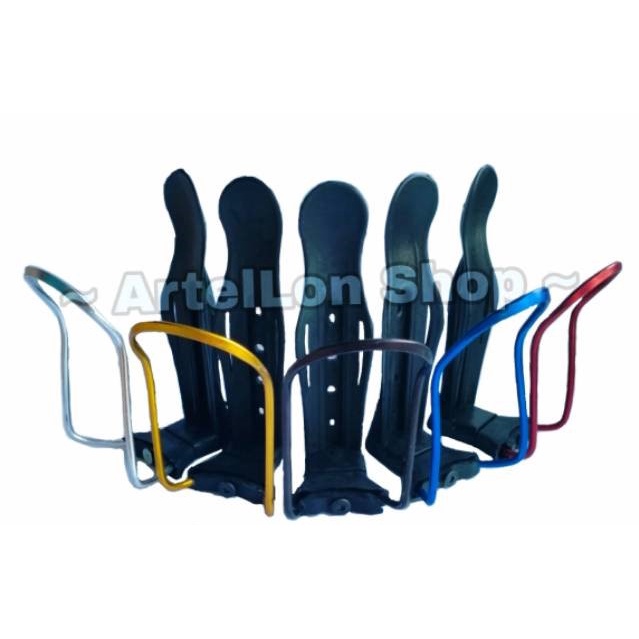 Holder Botol / Tempat Botol Air Minum - Tempal Botol Aqua Di Pasang Sepeda Dan Motor - Tempat Botol 