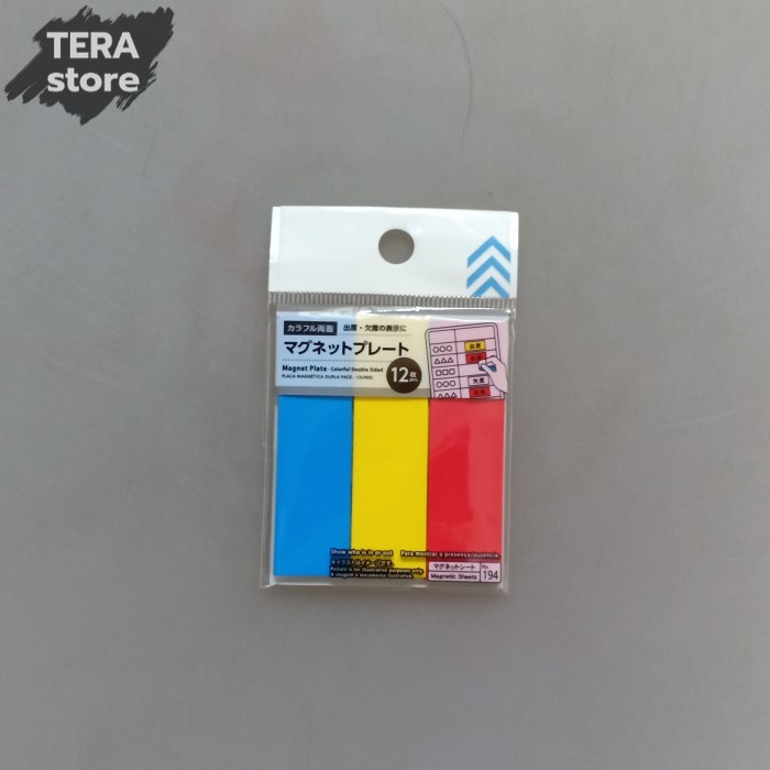 

daiso 12 bh magnet plate warna warni