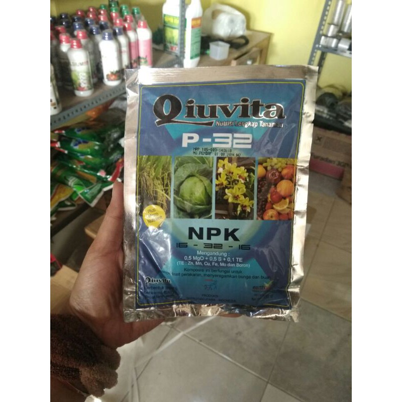 QIUVITA P-32 BIRU 100GR// NPK QIUVITA BIRU 100GR