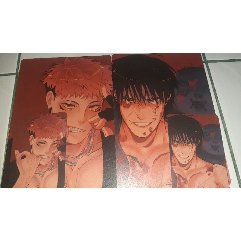 TAROT KADEART SUKUNA TODO THE EMPEROR TODO THE CHARIOT JJK JUJUTSU KAISEN TOJI YUUJI PC PHOTOCARD BY