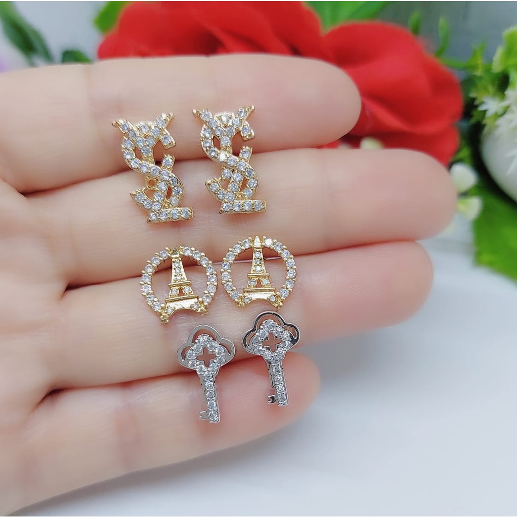 Xuping Anting Permata Aneka Model