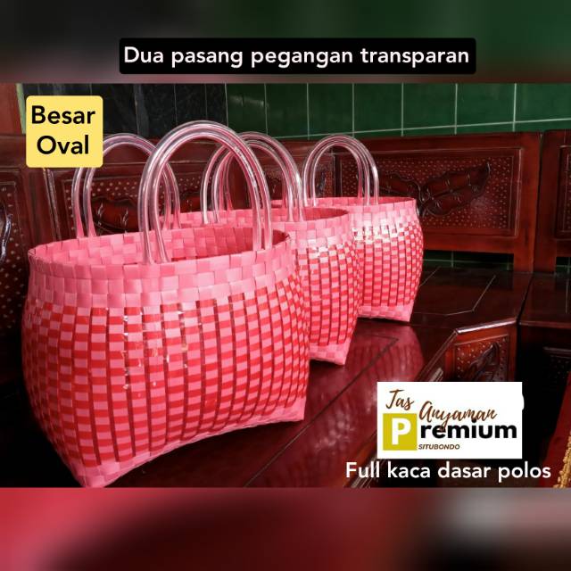 (Uk 5) Tas Belanja/ Tas Souvenir/ Tas Anyaman Premium Situbondo