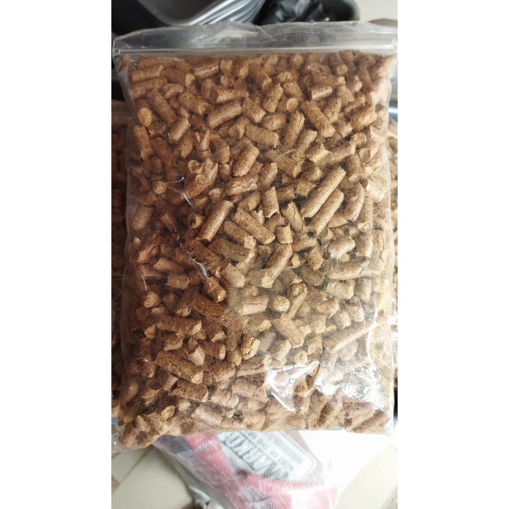 PASIR KAYU KUCING 1 KG Wood Pellet Organik 1kg