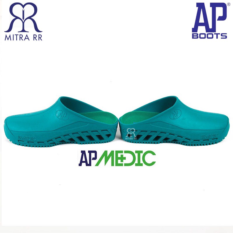 AP BOOT AP MEDIC Sepatu Sandal Medis Karet PVC APD Nakes Klinik Sandal Boot Medis Karet