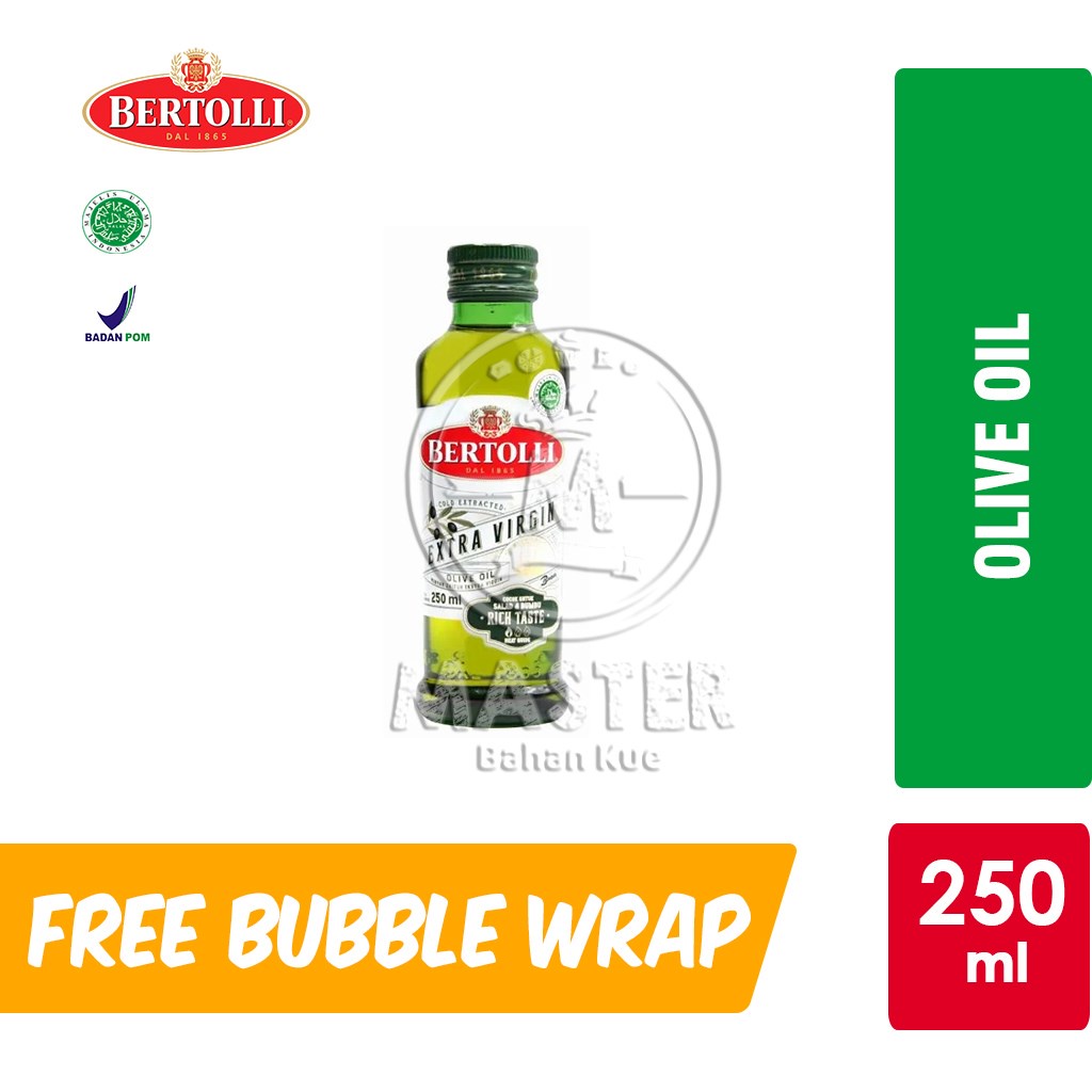 

Bertolli Extra Virgin Olive Oil / Minyak Zaitun [Botol Kaca 250ml]