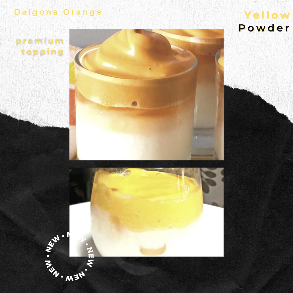 

Bubuk DALGONA ORANGE 1kg - Bubuk DALGONA ORANGE anti gagal 1Kg - DALGONA ORANGE Powder 1Kg