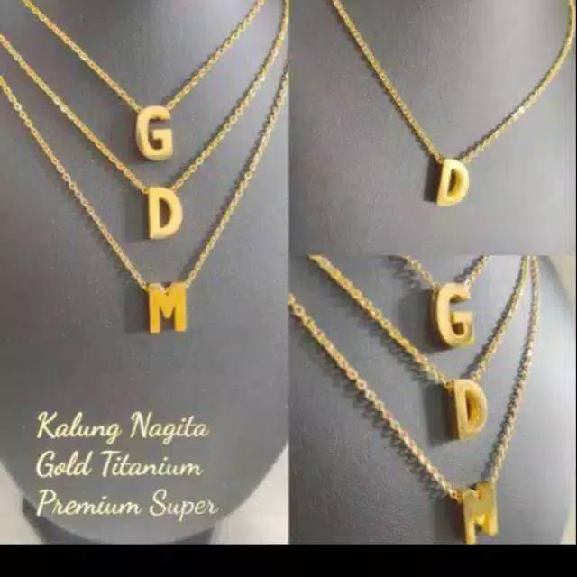 Kalung huruf kalung Nagita/gigi