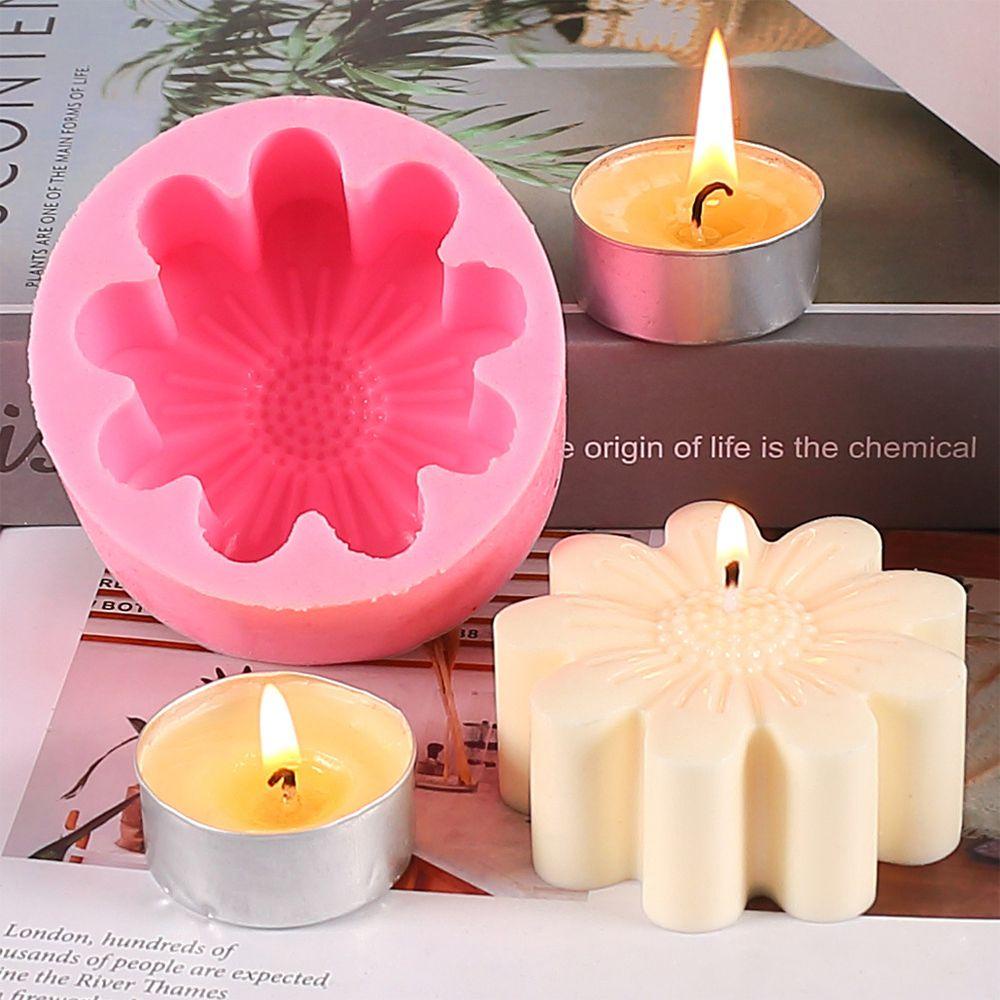 Solighter Candle Mold 3D Kerajinan Tangan Casting Alat Cetakan Kue