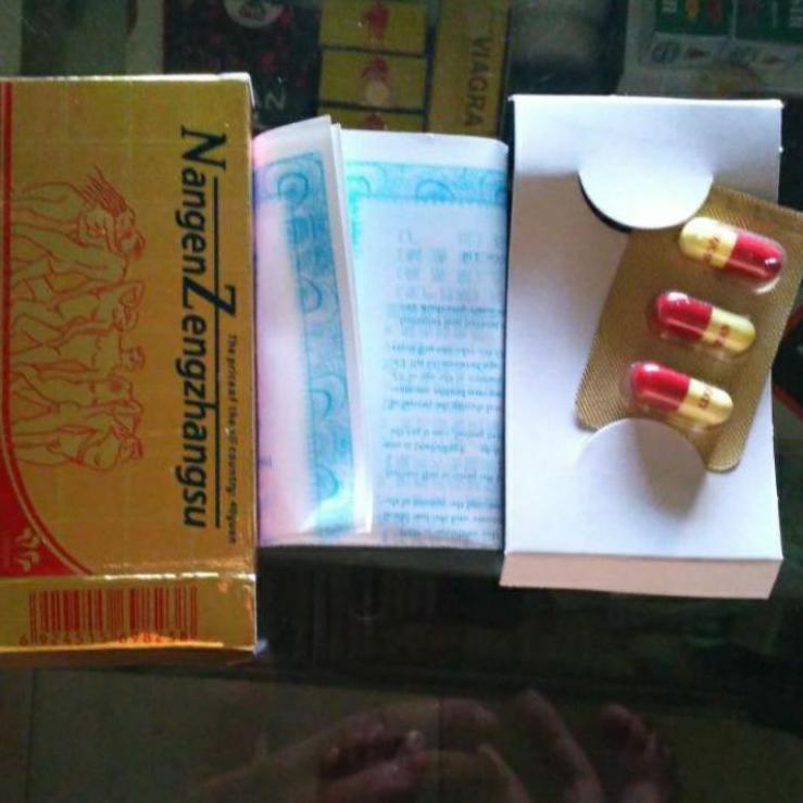 SHOPEE MALL Nangen Obat Cina Herbal Kuat Pria 3 kapsul tahan lama
