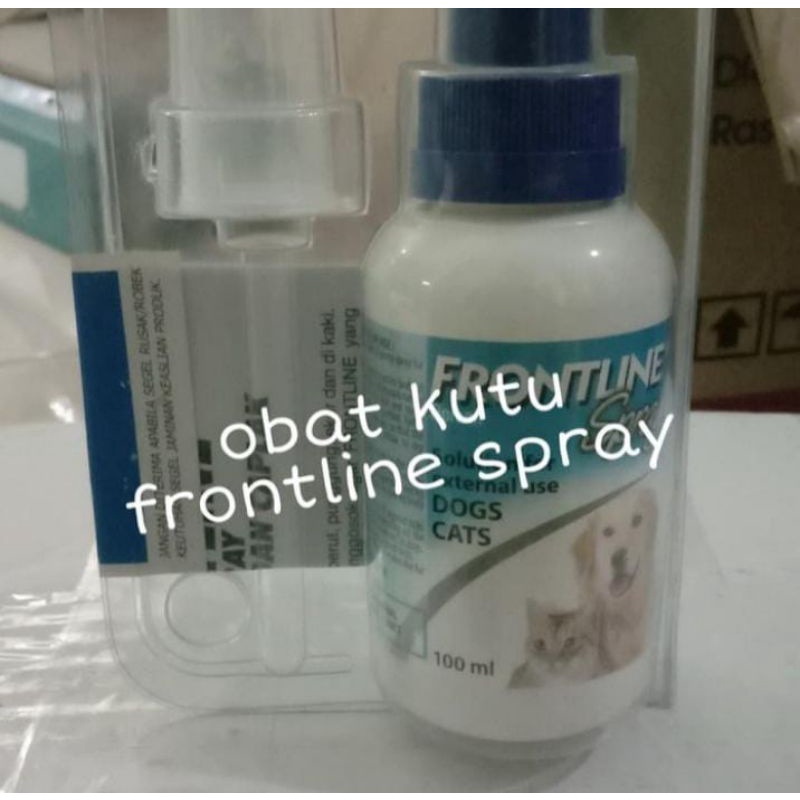 Obat kutu Kucing/Anjing FRONTLINE Spray 100ml/ semprot termurah