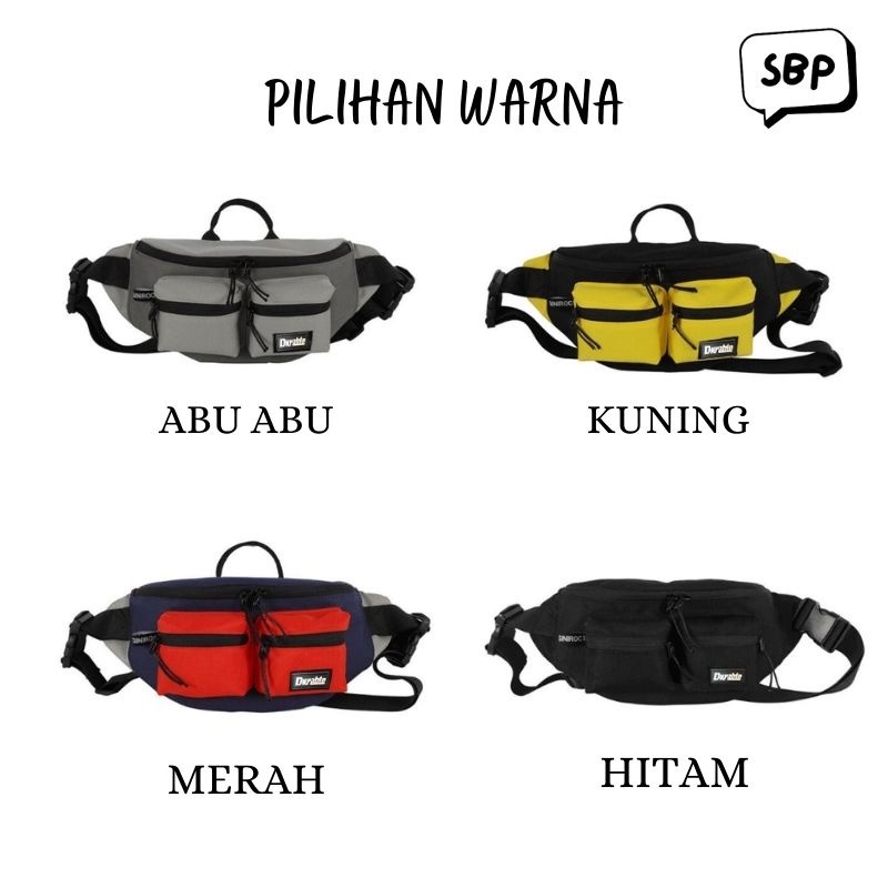 Tas Waistbag Pria - Selempang Kekinian Fashion Korea Stylish Termurah Bagus Terbaru Kualitas Import Terbaru 2022